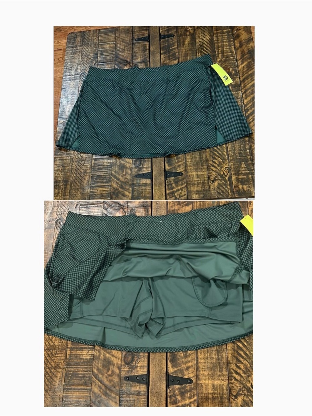 Target Skort Green Plaid Skort by All in Motion 3X